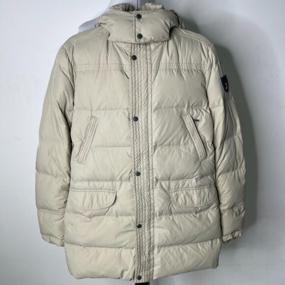 Harmont & Blaine Women's Beige Cream Puffer Down Jacket Size Small - Picture 1 of 11